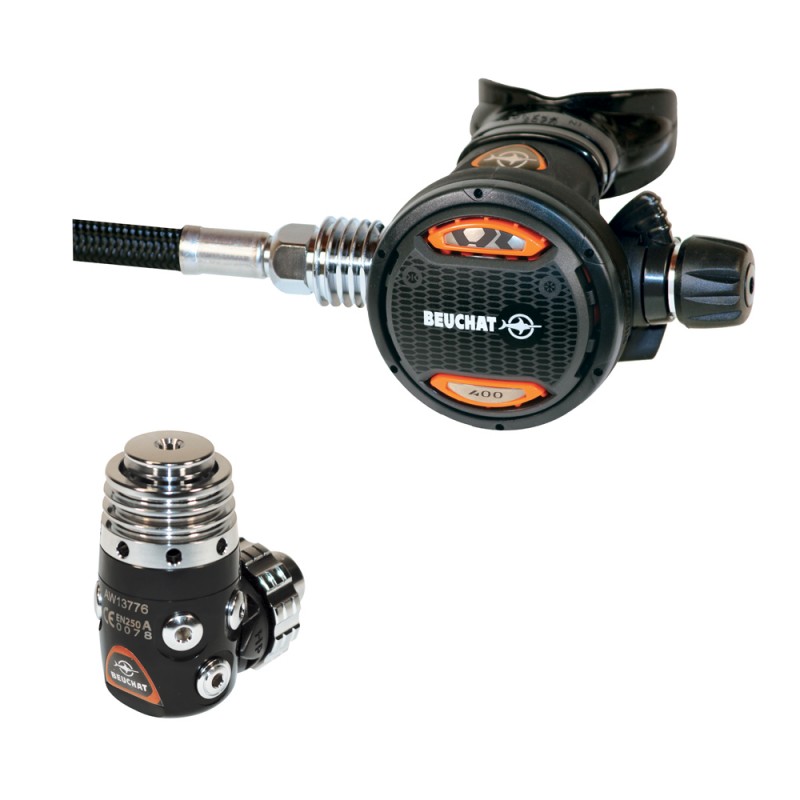 SET REGULATOR VR400 DIN (Treapta I + Treapta II + Octopus VR) | Echipament Scufundari | Regulatoare